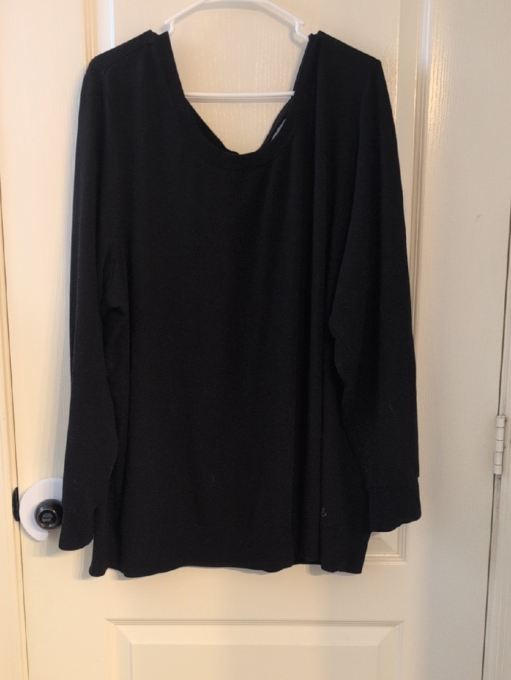 Torrid Black Long Sleeve Knit Active Top 4x